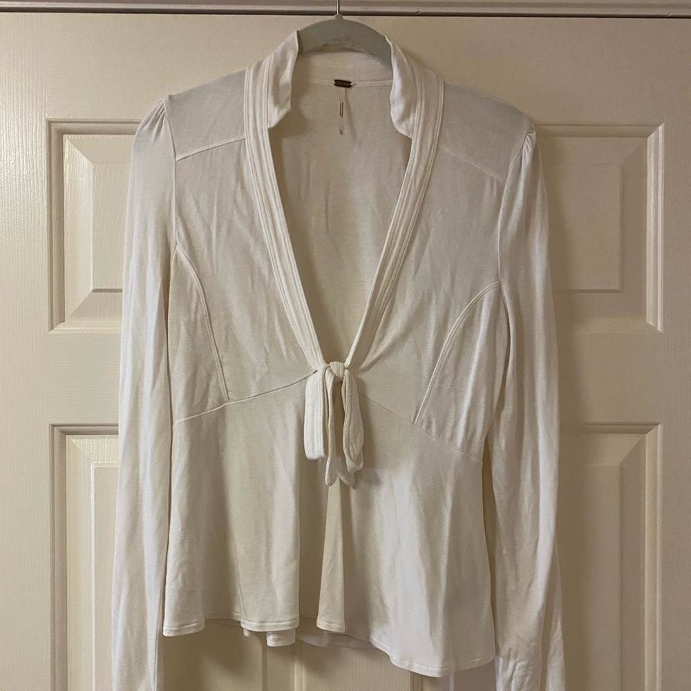 White Free People Long Sleeve